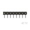 Te Connectivity Board Connector, 8 Contact(S), 1 Row(S), Male, Right Angle, Solder Terminal, Black Insulator 2842123-8 - alternate 5